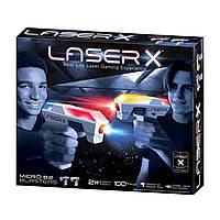 Игровой набор для лазерных боев - LASER X MICRO для двух игроков, детский лезер пистолет