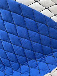 Стьобана замша для автомобілів дубльований поролоном і синтепоном. «Ромб».Турецького виробництва.