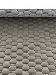 Стьобана замша для автомобілів дубльований поролоном і синтепоном. «Ромб».Турецького виробництва.