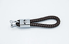 Брелок Toyota для автомобільних ключів Еко шкіра косичка, фото 2