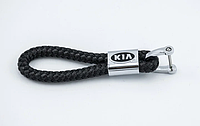 Брелок Kia для автомобильных ключей Эко кожа косичка