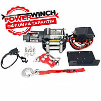 Лебідка електрична POWERWINCH PW3000 12V на 1,4т. електролебідка автомобільна 12 вольт