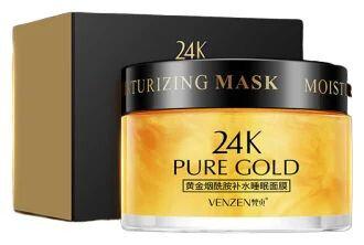 Нічна маска для обличчя Venzen Pure Gold 24 K Luxury Effect 100 мл