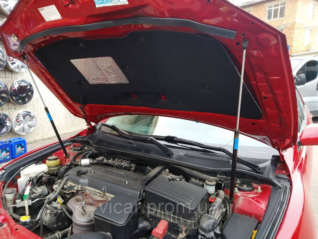 Шумоизоляция, утеплитель капота (Обесшумка) Toyota Camry 40 (2006-2011 ...