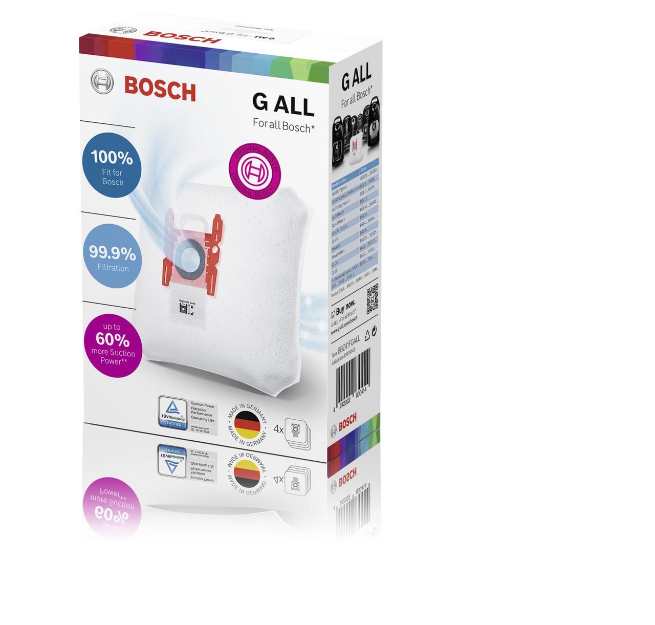Пилозбірники (мішки) Тип "G ALL" Bosch, Siemens 00576863