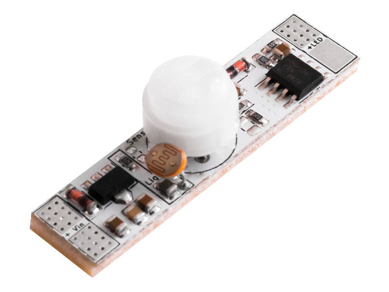 PIR сенсор для профилю M320.2F ON/OFF 12V 5A з фотоелементом з плавним включенням