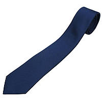 Темно-синя однотонна чоловіча краватка Pierre Cavelli S-Cell-d.Blue