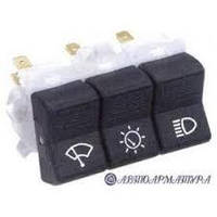 Перемикач 3-х клавішний ВАЗ 2101-07  П134 (вир-во Автоарматура)