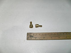 Наконечник шланга насоса стар. - "накрутка" ЛАТУНЬ Коротка під ключ