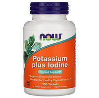 NOW Foods Potassium Plus Iodine 180 Tabs