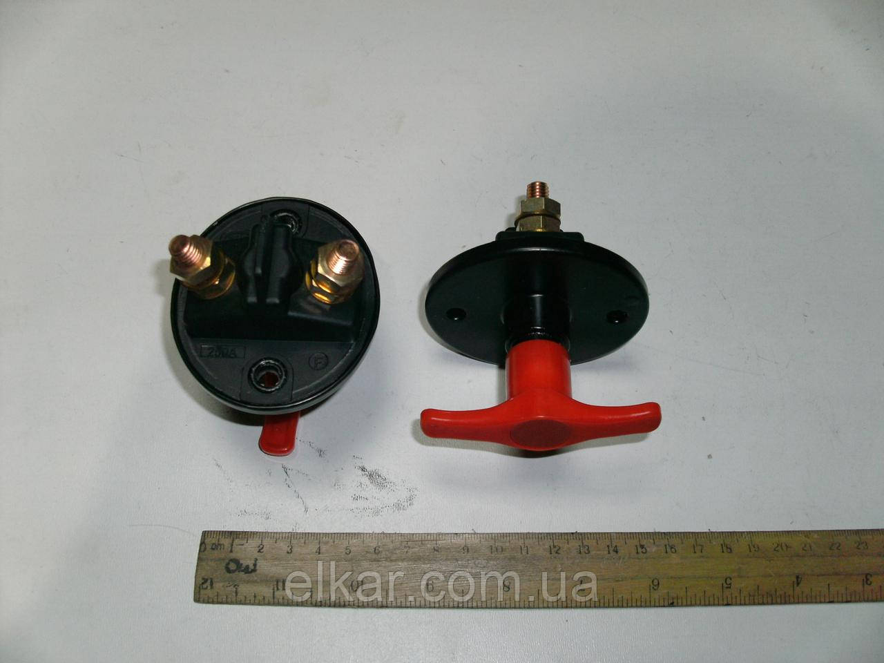 Вимикач маси ручний поворотний 24V 250А 30078С, фото 1