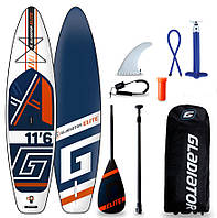 Сапборд Gladiator ELITE 11'6" 2021 - надувная доска для САП серфинга, sup board