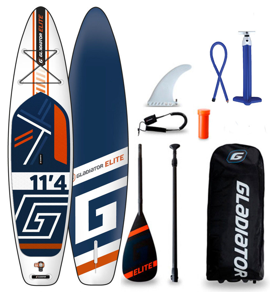Сапборд Gladiator ELITE 11'4" 2021 — надувна дошка для САП серфінгу, sup board