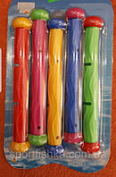 Іграшки тонучі для пірнання в басейні Intex 5 шт. у комплекті палички