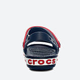 Дитячі сандалії крокс Crocs Crocband Sanda Темно-синій, фото 3