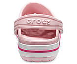 Дитячі Сабо дівчінка Crocs BAYABAND  Пудра, фото 4
