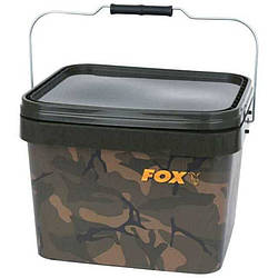 Відро для прикормки Fox Camo square bucket 10L CBT006