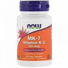 NOW Foods MK-7 Vitamin K-2 100 mcg 60 VCaps