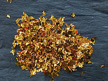 Аксесуари для свята конфетті мішура бронзовий 100грам