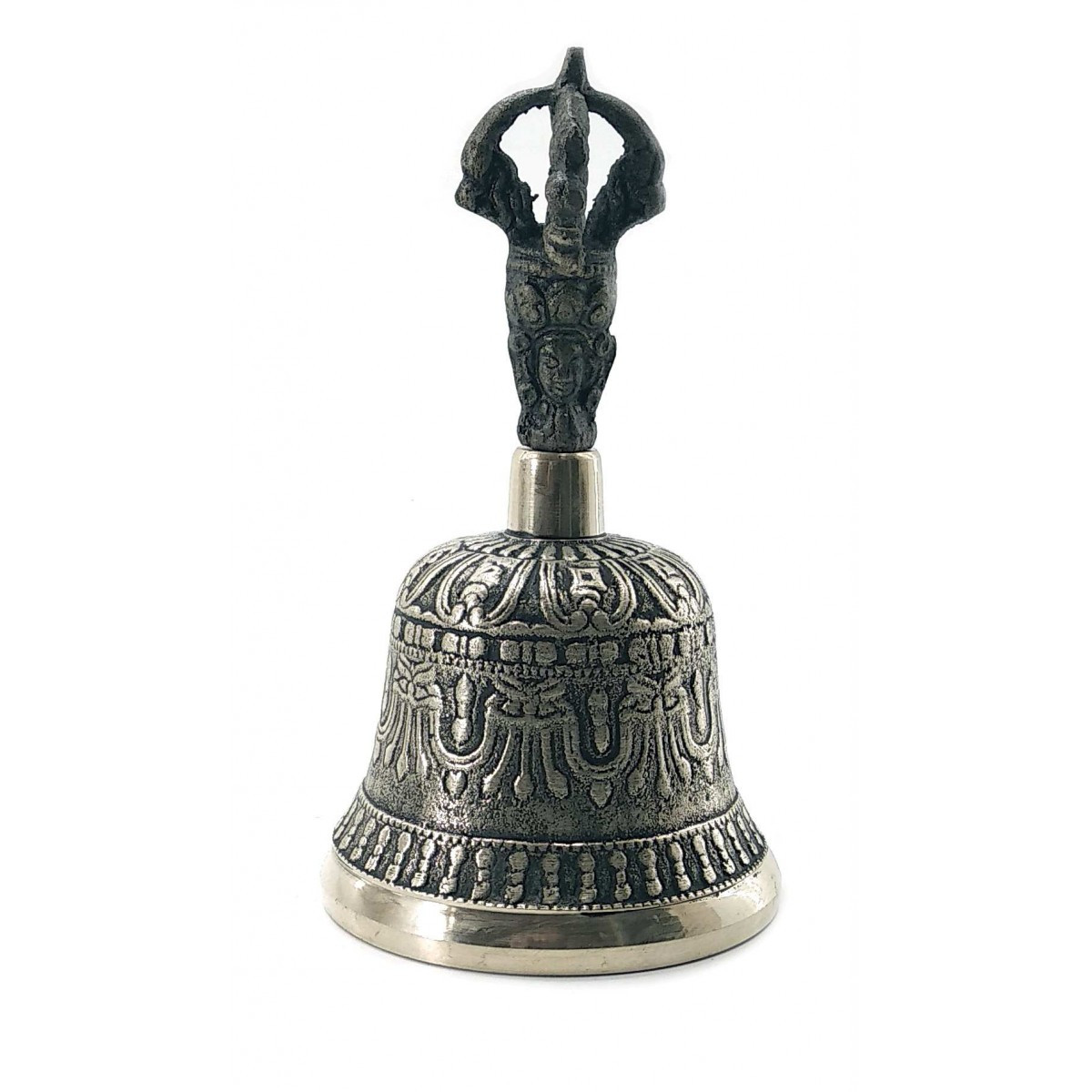 Дзвін чакровий бронзовий (№1)(d-7,5 ,h-12 см) (Непал)(270 р.)