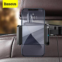 Держатель для телефона подголовник беспроводная зарядка Baseus Wireless Charger Black