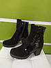 STTOPA деми 17,5. Розмір 41. Черевики великих розмірів шкіряні. Каблук 8 см. 205-3641-8 Чорні, фото 6