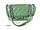 Стильна жіноча сумка на плече Зелена (#688) Сумочка зеленого кольору, фото 6