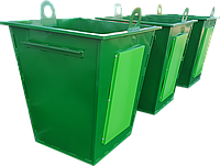 Металевий контейнер для сміття 0,75 куб.