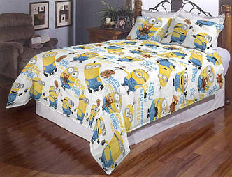 Дитяча постільна білизна з бязі "Посіпаки" ТМ Кондор