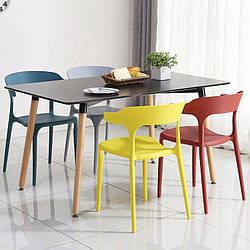 Стіл Нурі (Нури) обідній дерев'яний 120х80 см чорний