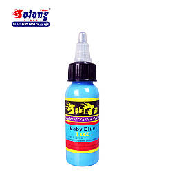 Краска Solong Tattoo Ink  Baby blue (блакитний) 1 унц