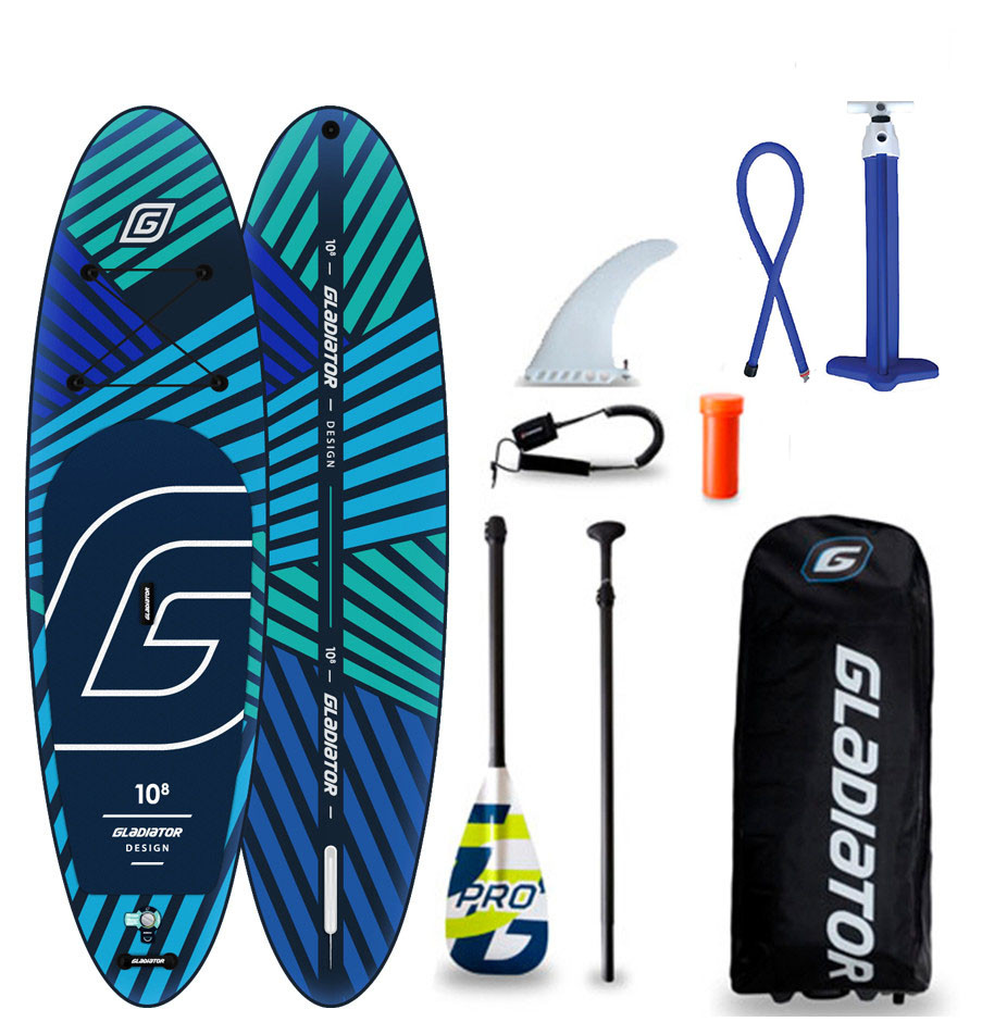 Сапборд Gladiator PRO 10'8" DSGN 2021 — надувна дошка для САП серфінгу, sup board