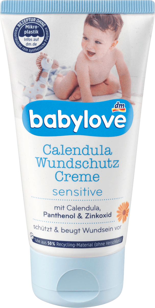 Дитячий захисний крем Babylove Sensitive Calendula, 75 мл, фото 1