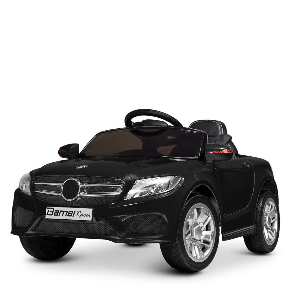 Дитячий електромобіль Mercedes (2 мотори, MP3, USB, FM) Bambi M 2772EBLR-2 Чорний