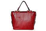 Сумка жіноча червона натуральна шкіра Karya 5030, фото 2