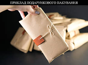 Шкіряний пенал на блискавці, натуральна Вінтажна шкіра, колір коричневий відтінок Шоколад, фото 5