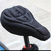 Чехол накладка силиконовый Velos на велосипедное сиденье Черный 280*170мм