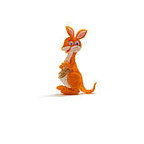 Декор із фетру Набір фігурок "Тварини Австралії" для творчості (вирубка, висічка), фото 3