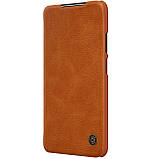 Захисний чохол-книжка Nillkin для Xiaomi Poco M3 (Qin leather case) Brown Коричневий, фото 3