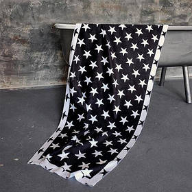 Пляжний рушник великий з принтом Зірки