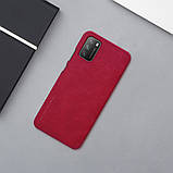 Захисний чохол-книжка Nillkin для Xiaomi Poco M3 (Qin leather case) Red Червоний, фото 8