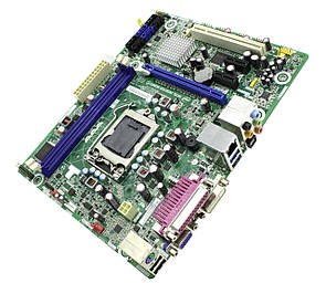 Материнська плата Intel DH61BE, s1155 , 2xDDR3, 4xSATA, Socket LGA1155, б\у + задня планка, фото 1
