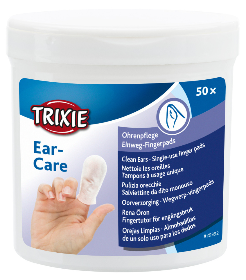 Trixe ТХ-29392 серветки-подушечки для пальців очисні для вух 50 шт.