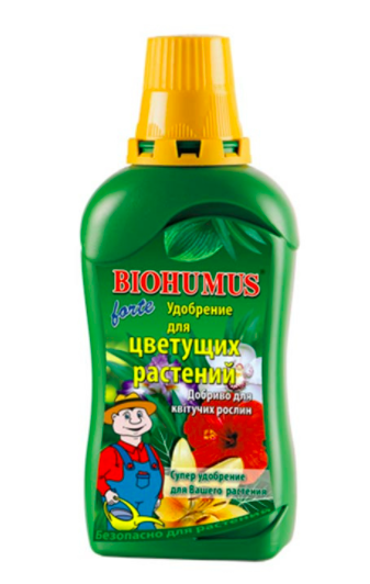 Добриво для квітучих рослин BIOHUMUS Agrecol 350 мл