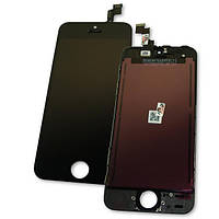 Apple Дисплей iPhone 5S / SE + рамка і сенсор чорний (оригінал), фото 1