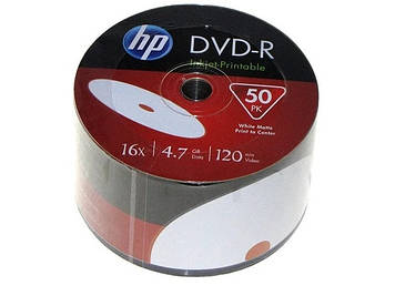 DVD+R HP 16х 4.7Gb printable bulk(50)(600)
