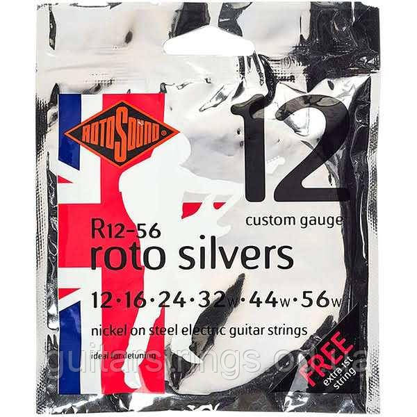 Струны Rotosound R12-56 Roto Silvers 12-56