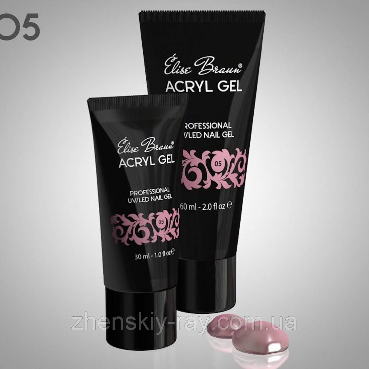 Акрил-гель Acryl Gel Elise Braun № 5, 30 мл