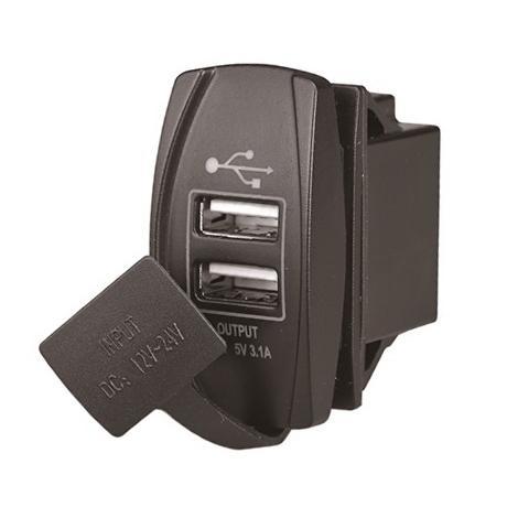 USB зарядка ААА 10120 3,1Ам кожен порт, два порти