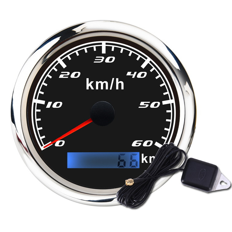 GPS спідометр 60км / год I GAUGE WPSP270-GPS-60B чорний